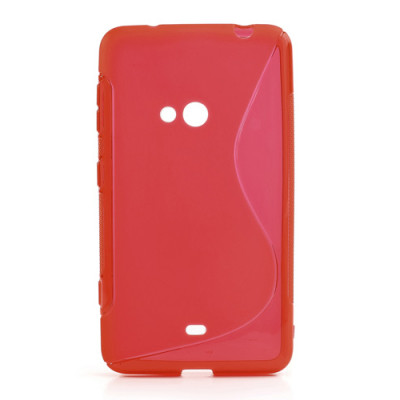 Силиконови гърбове Силиконови гърбове за Nokia Силиконов гръб ТПУ S-Case Nokia Lumia 625 червен